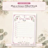 Restored in Grace: A 30-Day Christian Faith & Healing Planner – Image 6