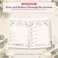 Restored in Grace: A 30-Day Christian Faith & Healing Planner – Image 4