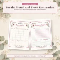 Restored in Grace: A 30-Day Christian Faith & Healing Planner – Image 5
