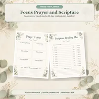 Rooted in Grace: A 30-Day Christian Devotional Planner – Image 4
