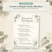 Rooted in Grace: A 30-Day Christian Devotional Planner – Image 2