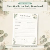 Rooted in Grace: A 30-Day Christian Devotional Planner – Image 7