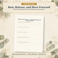When the Healer Is Weary: A 30-Day Devotional Planner for Caregivers. – Image 8