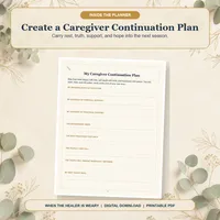 When the Healer Is Weary: A 30-Day Devotional Planner for Caregivers. – Image 10