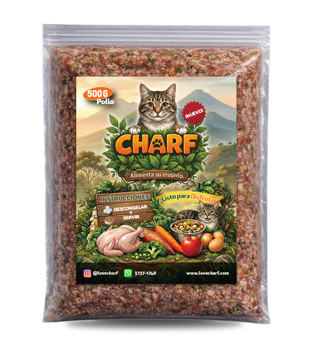 CHARF Pollo Clásico para gato – Image 3