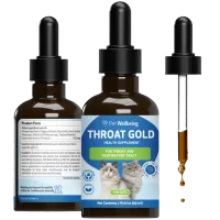 Pet Wellbeing Throat Cough Gold for Cats & Dogs – Image 1