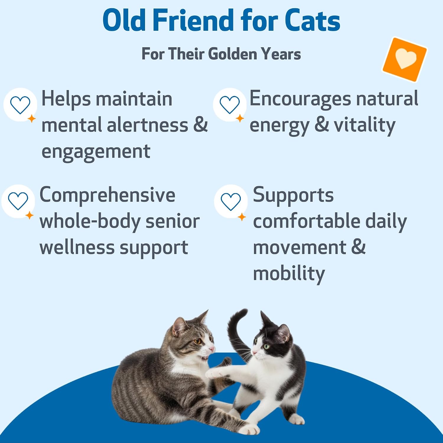 Pet Wellbeing Old Friend Senior for Cats - Optimal Health for Senior Cats – Image 2