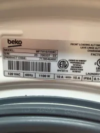 Beko WFTV10733XC Front Load Washer – Image 5