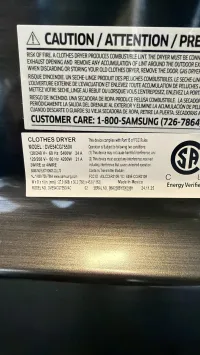 Samsung DVE54CG7550V Smart Electric Dryer – 7.4 Cu. Ft. Black Stainless Steel – Image 5