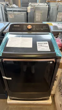 Samsung DVE54CG7550V Smart Electric Dryer – 7.4 Cu. Ft. Black Stainless Steel – Image 3