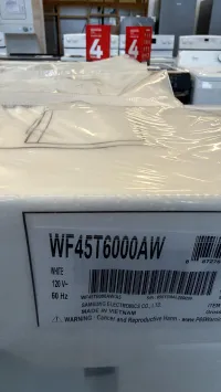 Samsung WF45T6000AW 4.5 Cu. Ft. Front Load Washer – White – Image 4