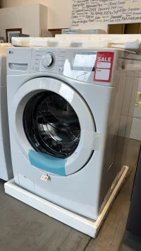LG WM3400CW 4.5 Cu. Ft. Front Load Washer – White – Image 2