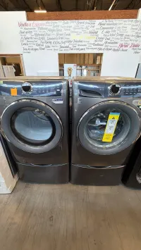 Electrolux ELFE753CAT2 / ELFW753AT2 – Front Load Laundry Pair (Titanium) – Image 1
