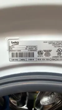 Beko WFTV10733XC / HPD24414W3 Washer & Dryer Set – Image 5