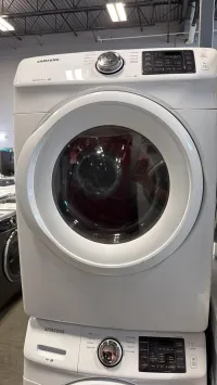 Samsung Front Load Washer & Electric Dryer Set | 4.2 + 7.5 Cu. Ft. | Smart Care | Self Clean+ | Sensor Dry | VRT | White – Image 3