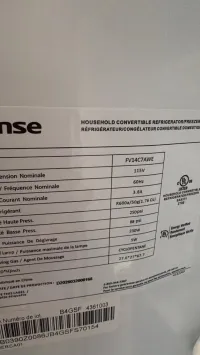 Hisense FV14C7AWE 14 Cu. Ft. Convertible Upright Freezer – Image 4