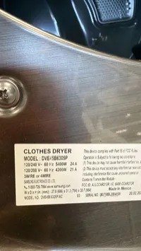 Samsung DVE45B6305P 7.5 Cu. Ft. Smart Electric Dryer – Image 4