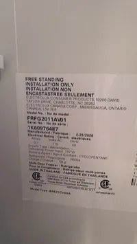 Frigidaire FRFG2011AV 36" 19.9 Cu. Ft. French Door Refrigerator – Image 5