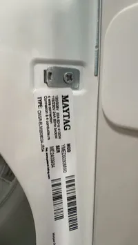 Maytag YMED5030MW0 / MTW5605RW1 5.4 Cu. Ft. Washer & 7.0 Cu. Ft. Electric Dryer Set – Image 6
