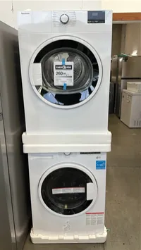 Blomberg WM72200W Washer + DV17600W2 Electric Dryer Set – Compact 24” Stackable – Image 1