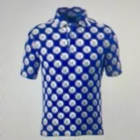 PRE-ORDER IBKUL MEN'S Short Sleeve - Liberty (Blue/Red) – Image 1