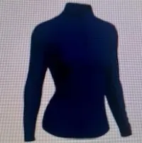 PRE-ORDER IBKUL Long Sleeve Zip Mock - Classic Navy – Image 1