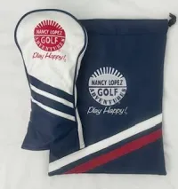 Red/White/Blue Logo Driver Headcover and Shoe Tote – Image 1