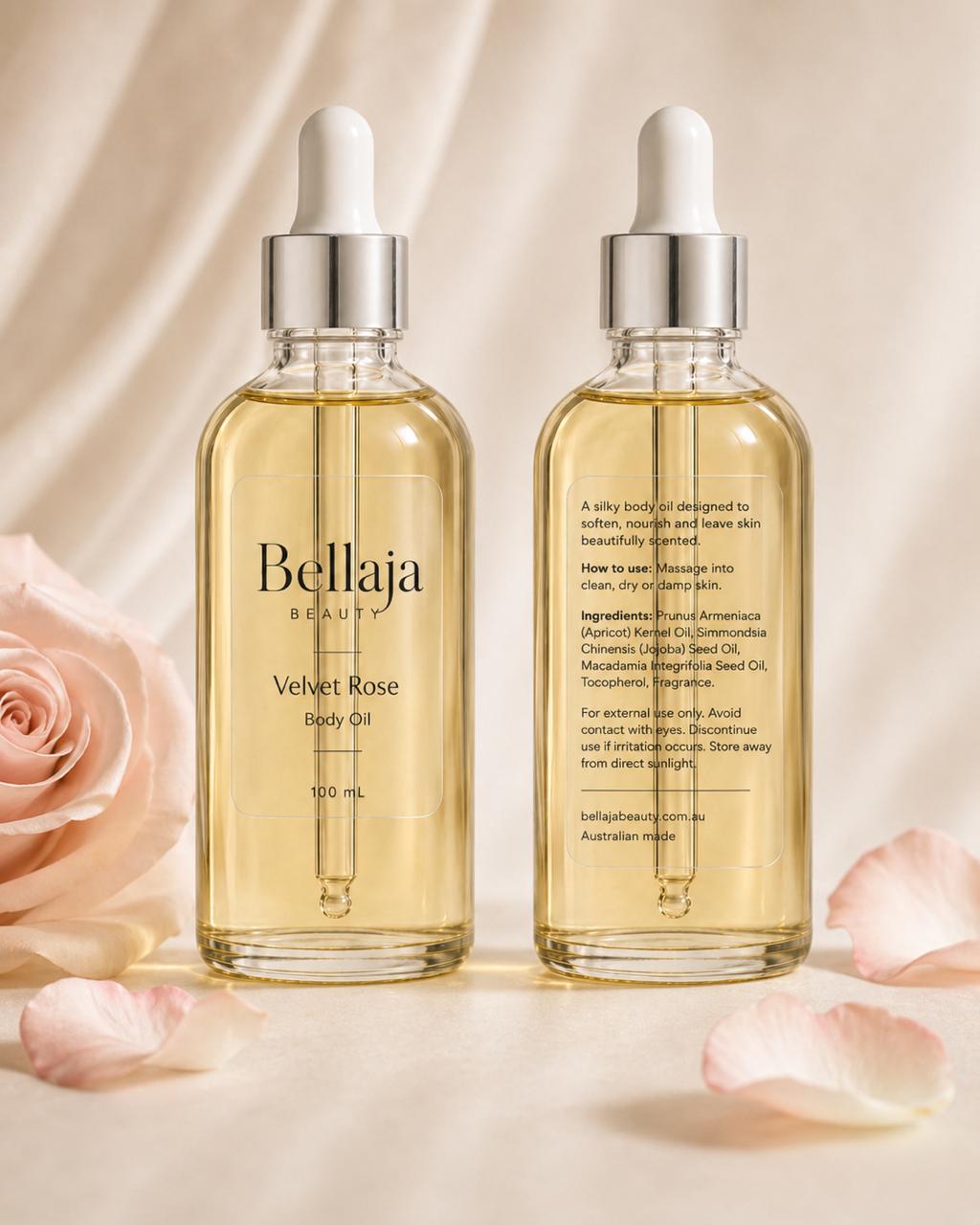 Velvet Rose Body Oil - Pre-Order – 100 mL - Full Size, Naked - just silky scented body oil