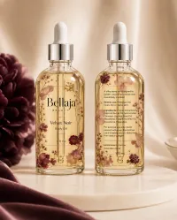 Velvet Noir Body Oil - Pre-Order – 100 mL - Full Size, Botanical Infusion — delicate dried botanicals suspended in oil