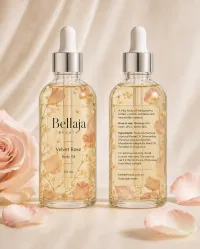 Velvet Rose Body Oil - Pre-Order – 50 mL - Travel Size, Botanical Infusion — delicate dried botanicals suspended in oil