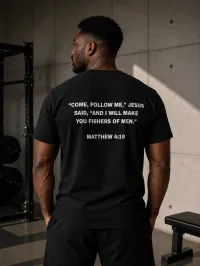 Fisher of Men Black Bella Canvas T-Shirt – Image 2