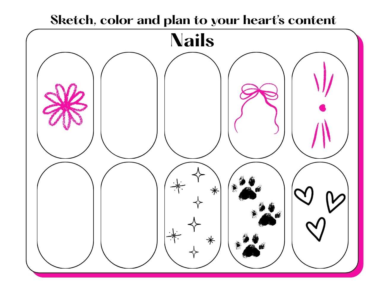 Editable Nail Planner | Digital Resource – Image 2