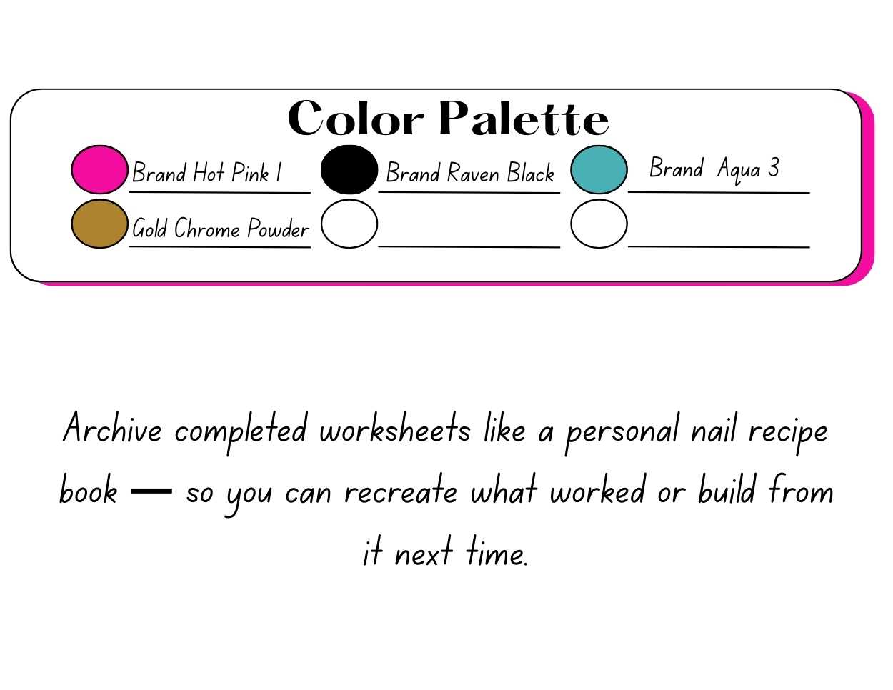 Editable Nail Planner | Digital Resource – Image 3