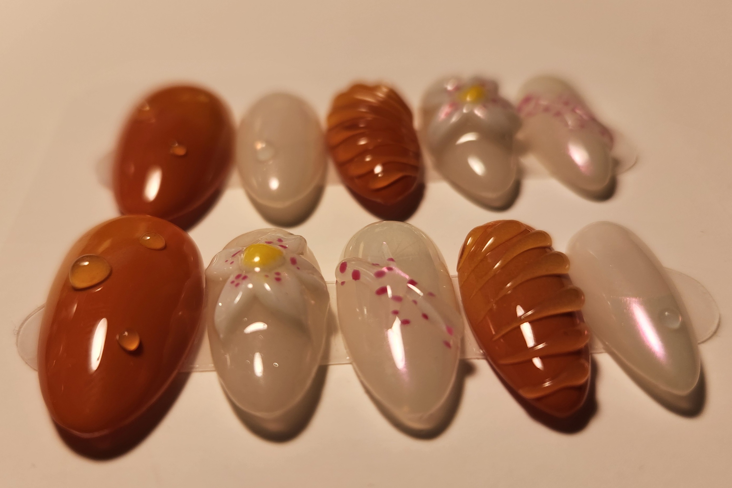 Fresh Spring Orange and White Set – Image 5