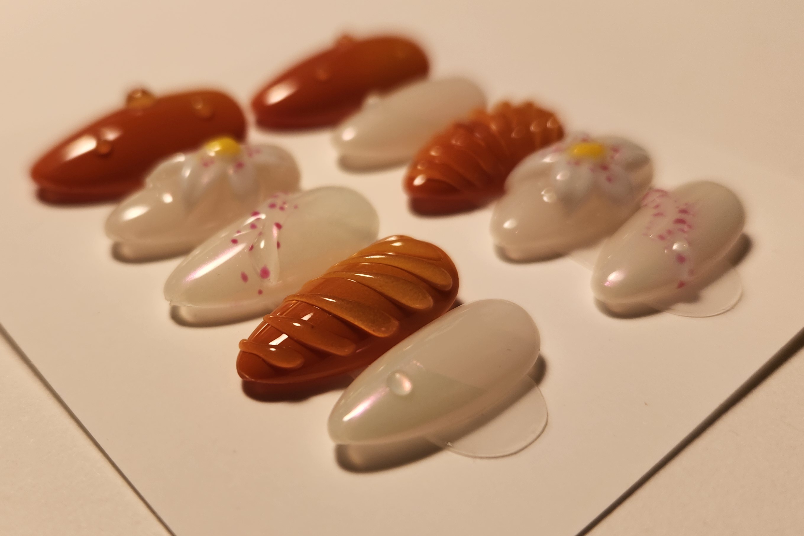 Fresh Spring Orange and White Set – Image 6