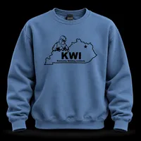Hoodie Crewneck – XL, Steel Blue