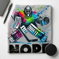 NOPE Funny Hockey Goalie T-Shirt | Goalie Save Shirt – Image 1