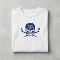 Hockey Goon Skull T-Shirt | Funny Goon Hockey Shirt – Image 5
