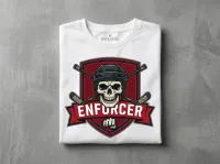 Hockey Enforcer T-Shirt | Funny Goon Hockey Shirt – Image 1