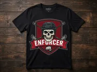 Hockey Enforcer T-Shirt | Funny Goon Hockey Shirt – Image 2
