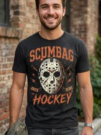 Scumbag Hockey T-Shirt | Funny Hockey Goon Shirt – Image 5