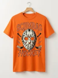 Scumbag Hockey T-Shirt | Funny Hockey Goon Shirt – Image 4