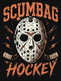 Scumbag Hockey T-Shirt | Funny Hockey Goon Shirt – Image 3