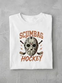 Scumbag Hockey T-Shirt | Funny Hockey Goon Shirt – Image 2