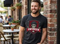 Hockey Enforcer T-Shirt | Funny Goon Hockey Shirt – Image 3