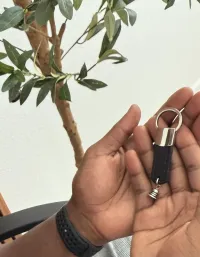 Handcrafted Bell Keychain – Image 3