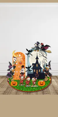 Donald Duck Halloween Arch Wall – Image 1