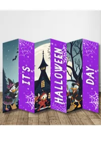 Donald Duck Halloween Accordion Wall – Image 1