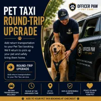 Pet Taxi Extended Round-Trip Upgrade – Image 1