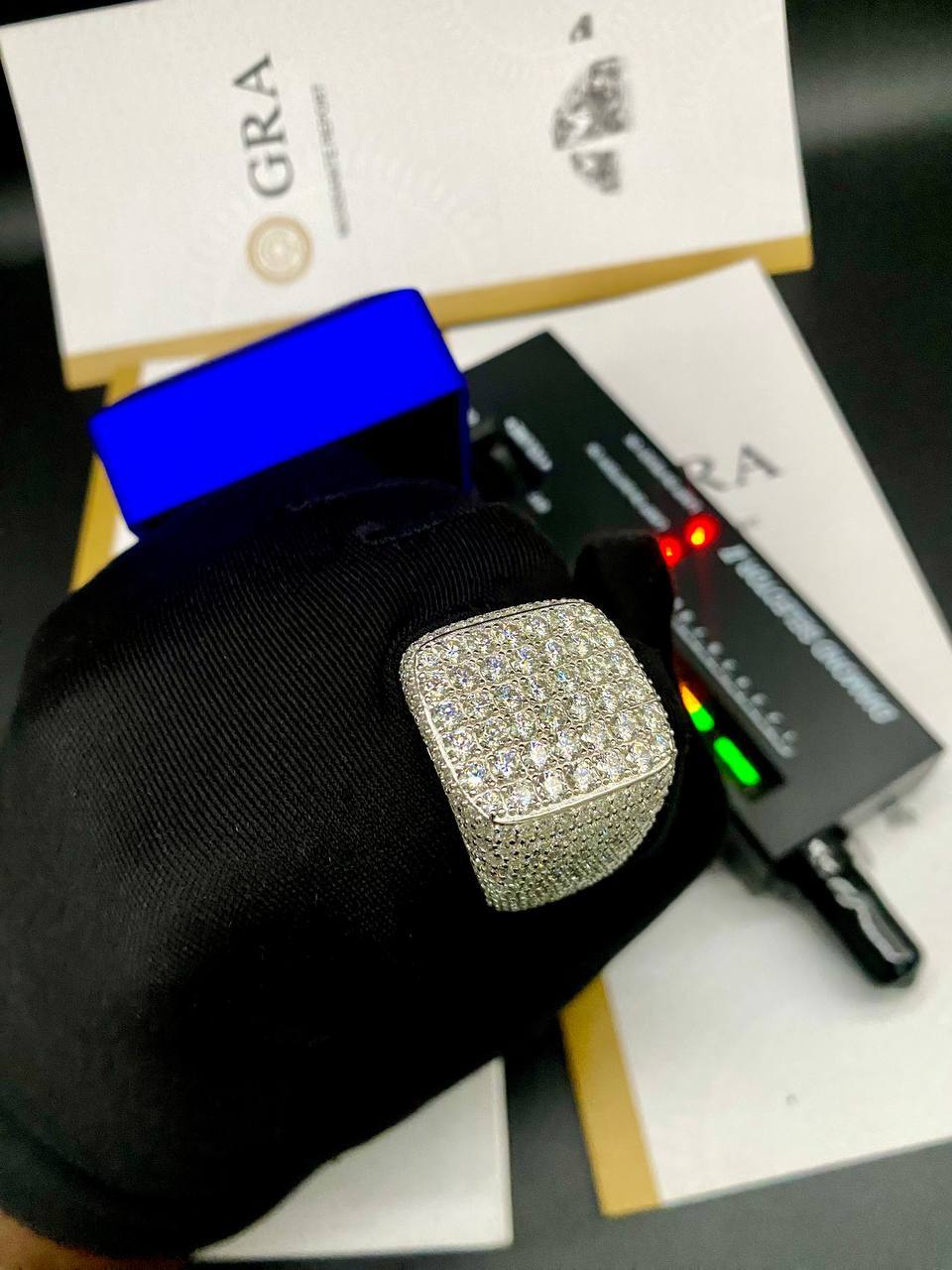 VVS Moissanite Diamond Men BussDown Ring 💎💎💎 – Image 3